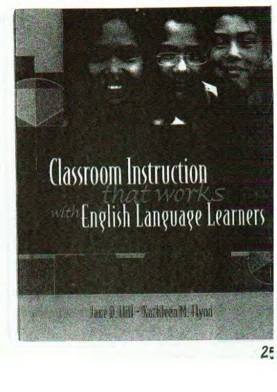 Classroom Instruction That Works With English Language Learnerspdf