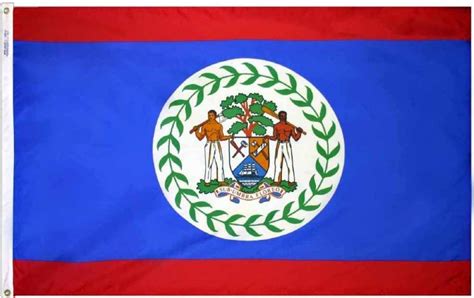 Buy Belize 5x8 Nylon Flag Flagline