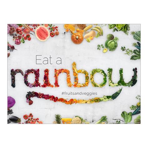 Eat A Rainbow Poster Ideas For Eating A Food Rainbow Visualz