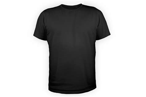 Camiseta Negra Lisa Sobre Fondo Transparente 12628220 Png