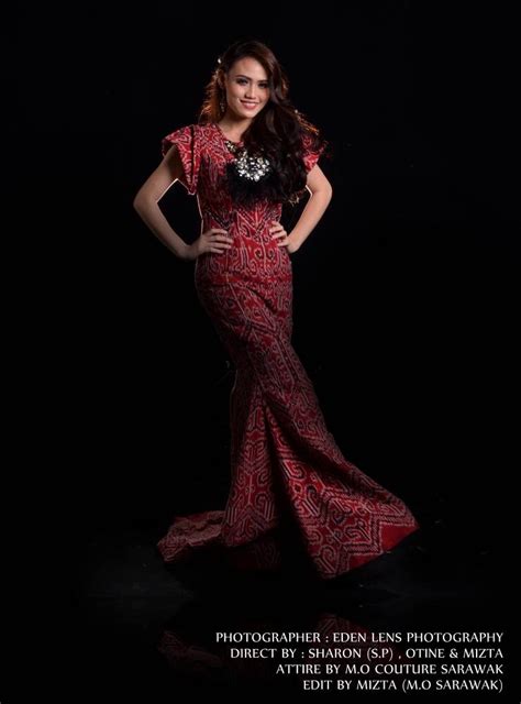It's not the traditional woven fabric by tribal if you know pua kumbu, you can tell an orang ulu design from an iban design. M.O COUTURE & WEDDING SARAWAK