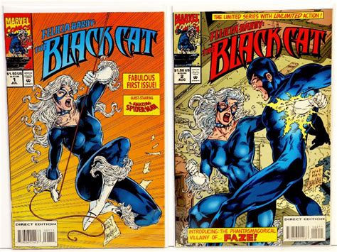 Felicia Hardy The Black Cat 1 2 Feat Spider Man Faze Marvel Comics