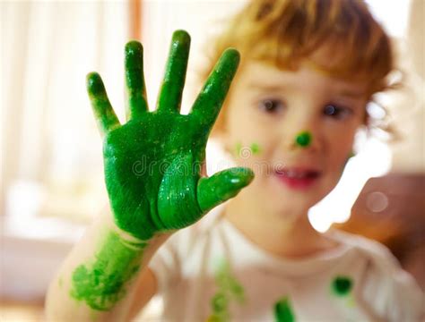 Mom Says Eco Friendly Paint Is The Best Portrait Of A Messy Child