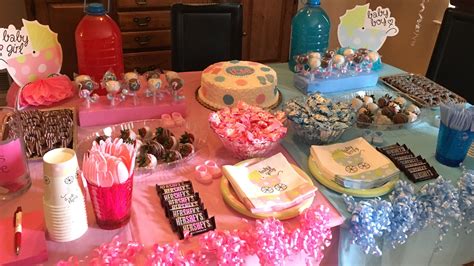 Gender Reveal Dessert Table Gender Reveal Dessert Table Gender