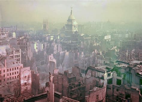 Amazing Color Pictures Of London Under Siege From Nazi Bombers During