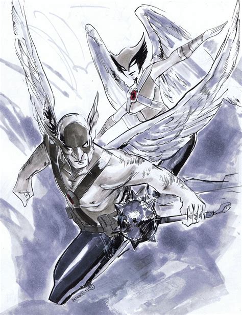 Hawkman And Hawkgirl By Peter Nguyen Comic Art Hawkman Hawkgirl