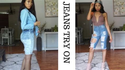 sexy jeans ever how to style try on youtube