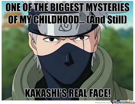 Kakashis Real Face By Erza Meme Center