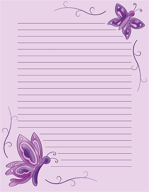 Cute Printable Notebook Paper Pdf