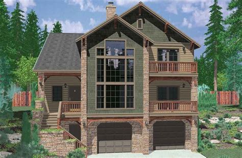 Hillside House Plans With Walkout Basement Awesome Sloping Lot House
