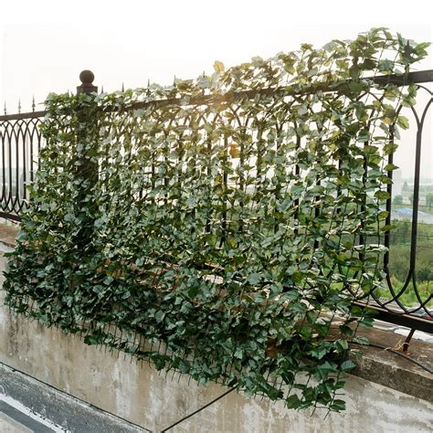 59x95 Faux Ivy Leaf Decorative Privacy Fence Screen Artificial