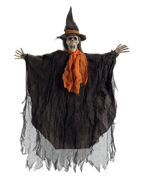 Skeletal Witch Hanging Prop Halloween Hanging Decoration Horror