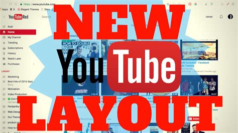New Youtube Layout The New Layout For 2016 Is Coming Youtube