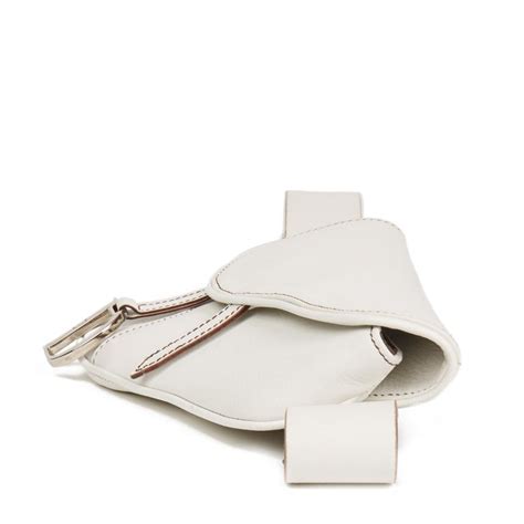 Shop our dior saddles selection from top sellers and makers around the world. 2002 Christian Dior White Calfskin Leather Saddle Belt Bag ...
