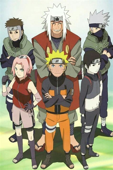 Time 7 Naruto Shippuuden Naruto Personagens Naruto Shippuden