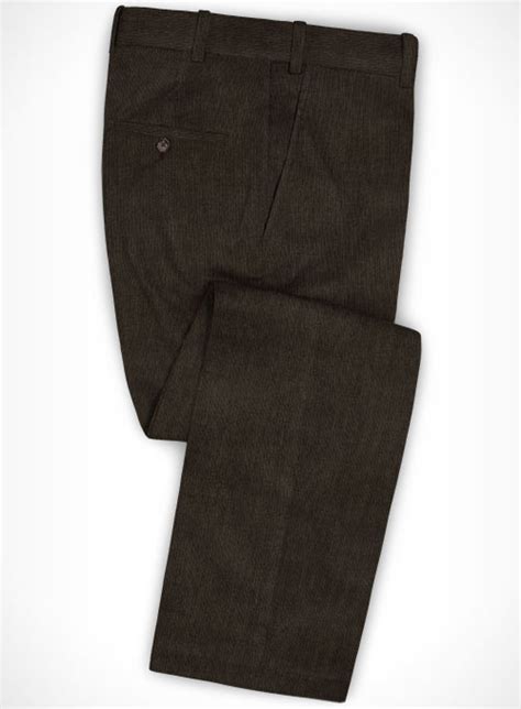 Rich Brown Corduroy Suit Made To Measure Custom Jeans For Men And Women
