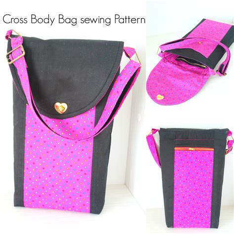 Cross Body Bag Pattern With Easy Step By Step Sewing Tutorial