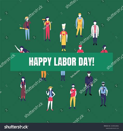 Labor Group Graphic Vector Illustration Text Stock Vector Royalty Free