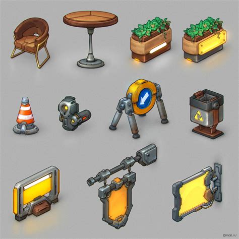 Artstation Sci Fi Props Set Cseel Bmg Sci Fi Props Props Concept