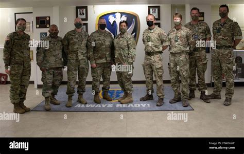 Leaders From The 504th Expeditionary Military Intelligence Brigade And