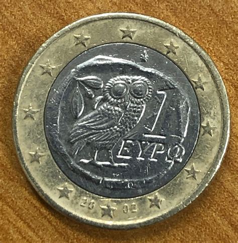 Munt 1 Euro Griekenland 2002 Munt 1 Euro Griekenland 2002 Etsy Nederland
