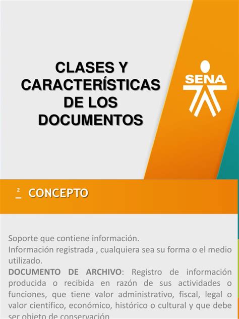 Clases Y Caracteristicas De Los Documentos Pdf Documento Contabilidad