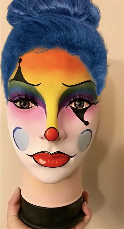 Scary Clown Face Painting Ideas