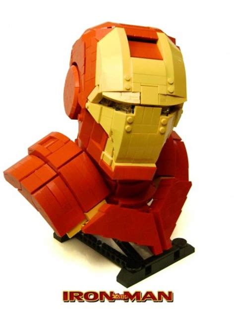 Builder Designs Iron Man Replica Entirely From Legos Iron Man Helmet Shop