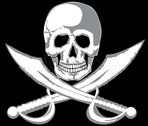 Jolly Roger Stock Vector Colourbox