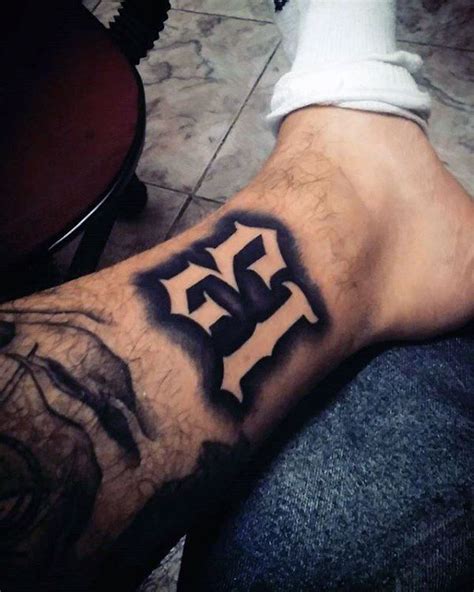 63 Amazing Number Tattoos For Men [2023 Inspiration Guide] Number Tattoos 13 Tattoos Number