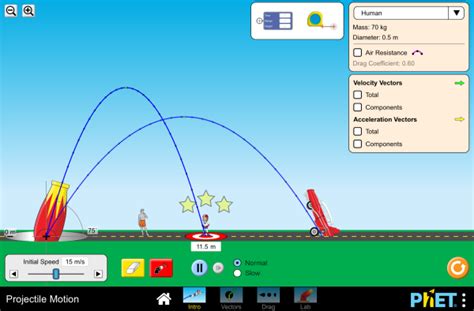 Forces, motion and friction phet virtual labs. Projectile Motion - Kinematics | Air Resistance ...