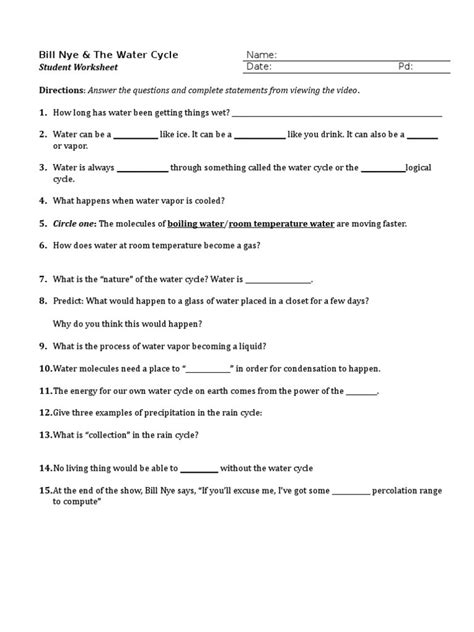 The phase of mitosis that takes the longest is interphase because this includes the whole amount of time that the cell is resting and then when it the next thing we did , was we applied the things we learned through the online projects to onion root tips. 30 Bill Nye atoms Worksheet | Education Template