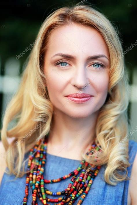 Beautiful Blonde Woman — Stock Photo © Lenanet 123500044