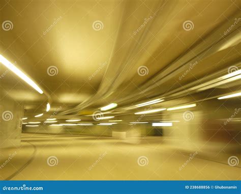 Lights Tunnel Driving Stock Photo Image Of Journey 238688856
