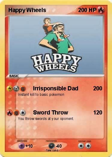 Pokémon Happy Wheels 18 18 Irrisponsible Dad My Pokemon Card