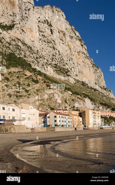 Catalan Bay Italianate Village Rock Of Gibraltar Stock Photo Alamy
