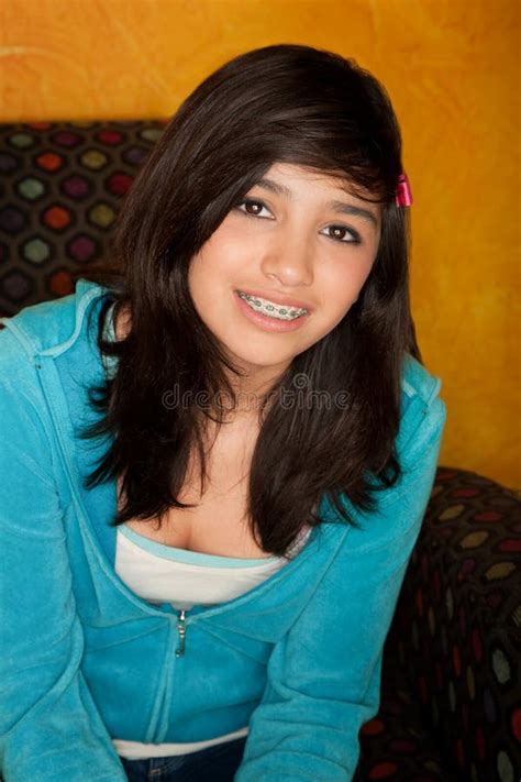Pretty Latina Girl Stock Image Image Of Happy Hispanic 13950423