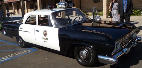 1950s Lapd Black And White Police Car Police Cars Old Police Cars