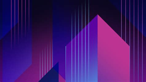 Geometry Pink And Blue Stripes Hd Abstract Wallpapers Hd Wallpapers