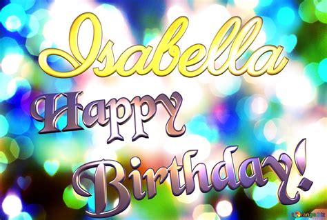 Image Happy Birthday Isabella Free Image 1787