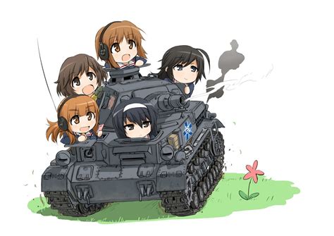 A Little Tank And A Little Chibi Girls Und Panzer Rawwnime