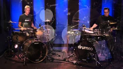 Two Drummers One Song Drumeo Youtube