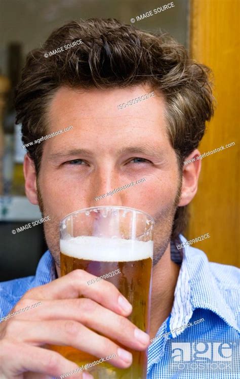 Man Drinking Beer Stock Photo Picture And Royalty Free Image Pic