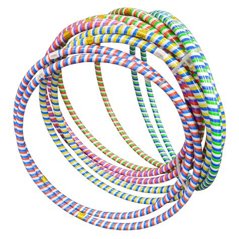 Hula Hoop Kids Adult Exercise Fitness Weighted Multi Color Durable