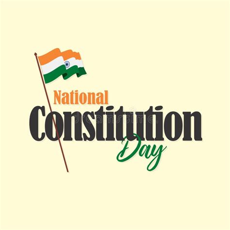 Conceptual Banner Design For National Constitution Day Editable