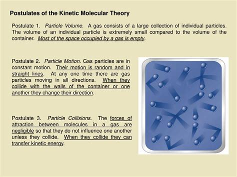 Ppt The Kinetic Molecular Theory Powerpoint Presentation Free Download Id3091790
