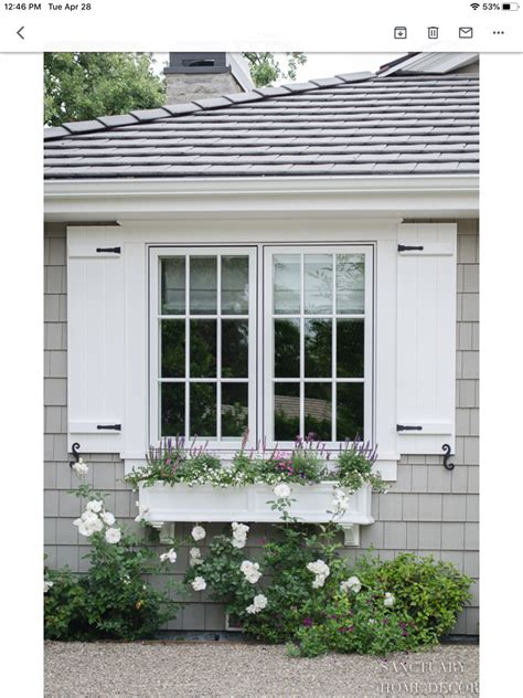 Pin by Ann Stapor on Curb appeal in 2020 | Cottage exterior, Shutters ...