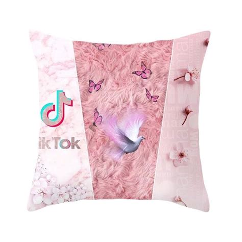 Pillow Cover Tik Tok Home Decor Pillowcase Square Size 18inch18inch