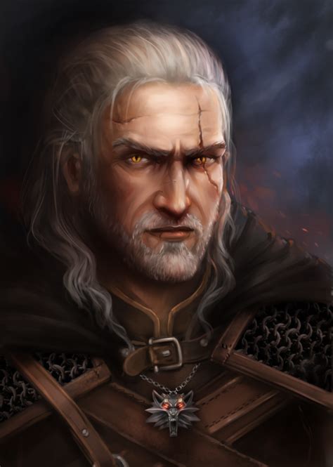 Geralt Of Rivia Witcher Characters The Witcher Fandoms Games Game Art JoyReactor