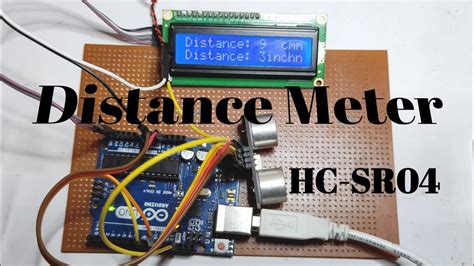 How To Measure Distance Using Ultrasonic Sensor Arduino Distance Meter Et Invention Youtube